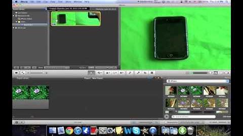 How To Use A Green Screen (Chroma Key) In iMovie 11