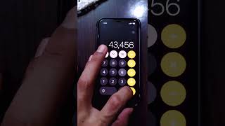 iPhone Calculator Apps Hidden Delete or Backspace Button youtubeshorts shorts short