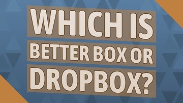 Which is Better Box or Dropbox?