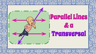 How to Find Angles Formed by Parallel Lines & a Transversal | 8.G.A.5 💗💙