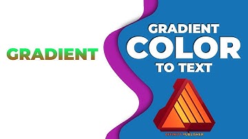 How to add gradient color to text in affinity publisher