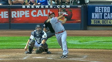 CIN@MIL: Bruce, Suarez hit back-to-back homers in 6th