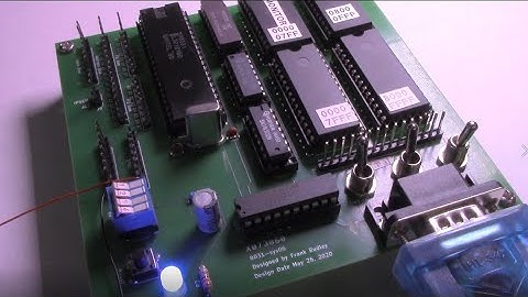 An 8031 (8051) Microcontroller Simple Design to Learn about programming in Assembly Language