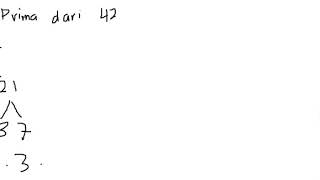 Faktor Prima Dari 42 Adalah Youtube