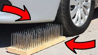 EXPERIMENT: CAR VS 200 NAILS