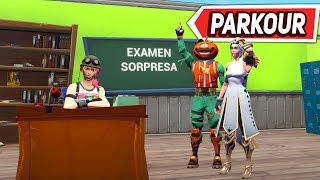 * THE PARKOUR SCHOOL 4 * 100 levels * FORTNITE PARKOUR *