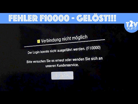 GELÖST: Telekom Media Receiver 400 Fehler F10000 // Der Login konnte nicht ausgeführt werden. F10000