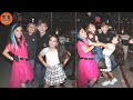 Reese Warren celebrate her new music video with Izzie Florez, Stevie Allen and Mason at Saddle Ranch
