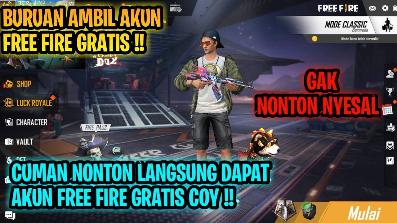 Bocil Giweway Akun Ff Sultan Garena Free Fire Youtube