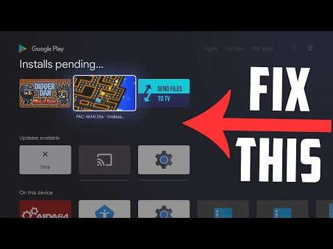 How to FIX The Install Pending Android TV Bug - Play Store App Stuck at Installing