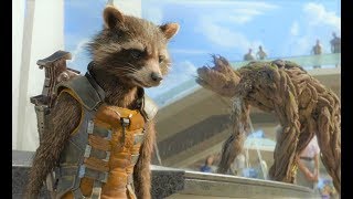 Guardians of The Galaxy Vol 1 - Rocket And Groot Best Scenes