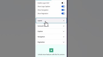 How to change settings Layout Logo Carousel in Gutenberg Blocks