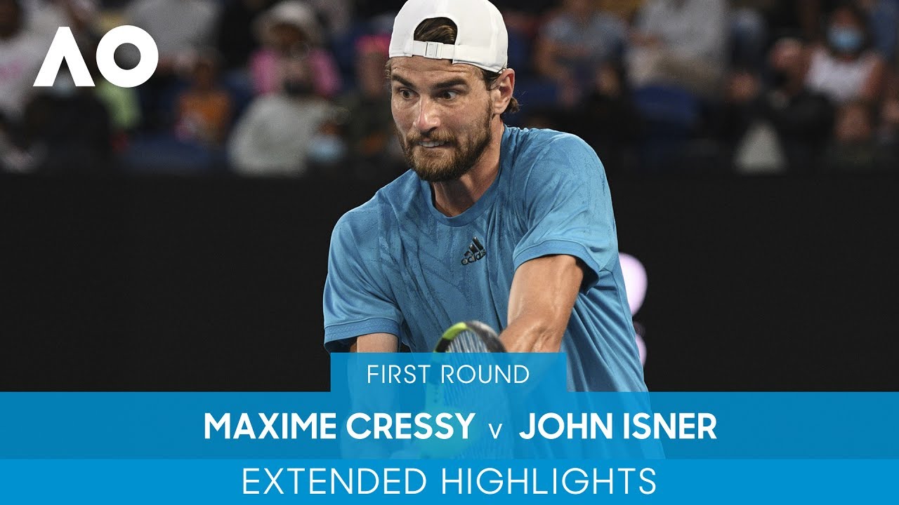 Maxime Cressy v John Isner Extended Highlights (1R) Australian Open 2022 