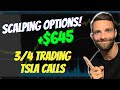 +$645 Day Trading $TSLA Stock Options I Scalping Call Options I Trading Strategy