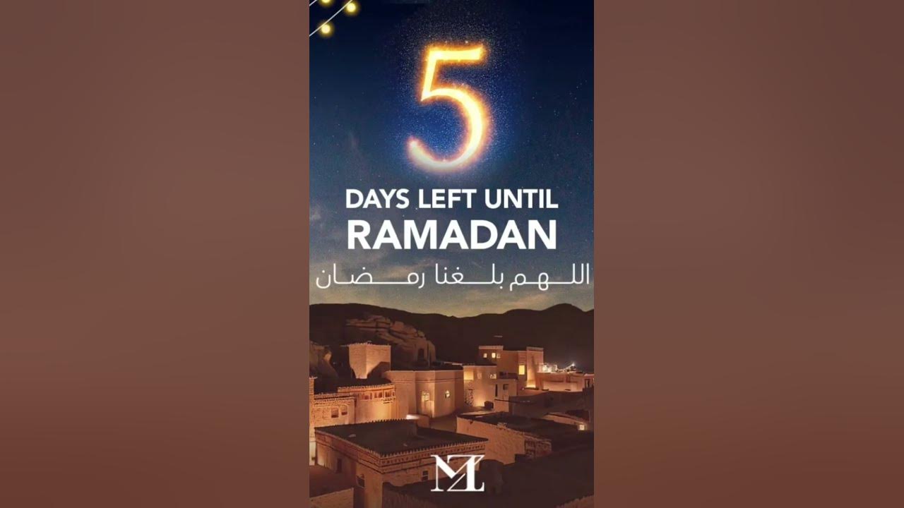 days left until ramadan