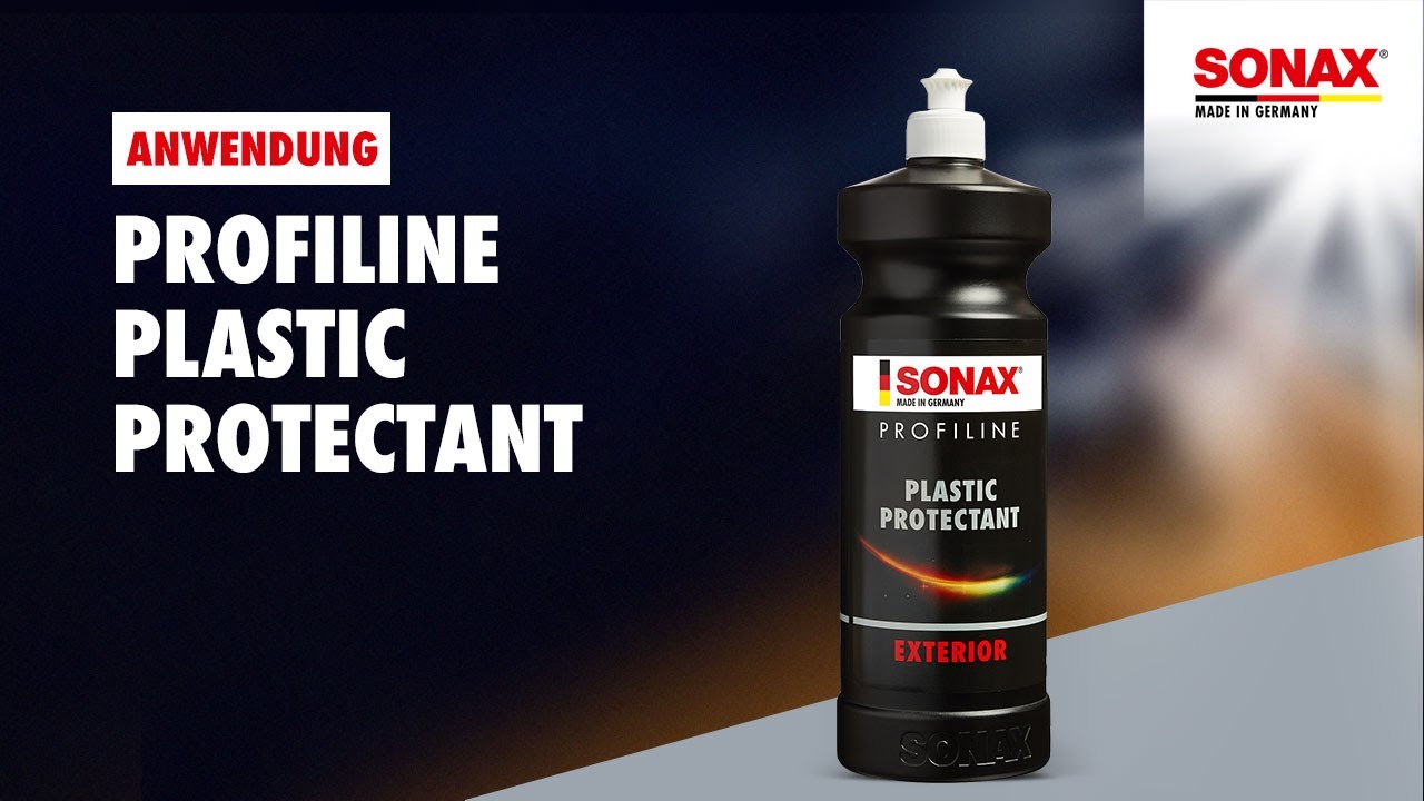 Anwendung SONAX PROFILINE Plastic Protectant Exterior YouTube