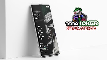 Sikat Bro!!Tema Dark Joker Simpel Untuk Semua Android - Best Nova Launcher Setup Terbaru 2023