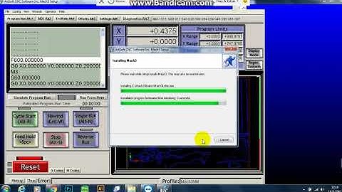 ติดตั้งโปรแกรม mach 3