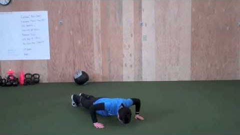 Lateral Plank Walk with Push Up