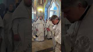 Божественная Литургия и Панихида в третью годовщину со дня кончины протоиерея Иоанна Монаршека