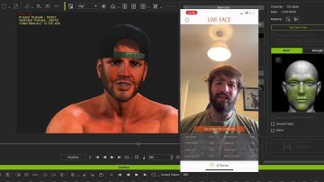 iClone 7 Motion Live face animation test