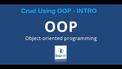 how to make crud using oop in php - #1- intro