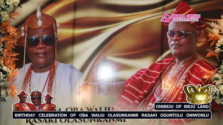 POPULAR LAGOS KING, OBA WALIU OLASUNKANMI ONIWOLU, ONIBEJU OF IBEJU LAND CELEBRATES HIS BIRTHDAY