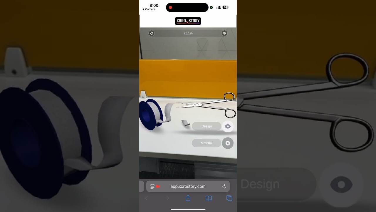 XORO Story for a Pharma company | Surgical Scissor in AR Experience