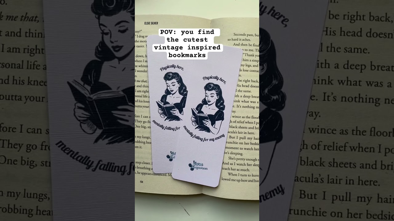 Vintage Pin Up inspired bookmarks on my Etsy shop https://www.etsy.com/uk/shop/Saracosycorner #book