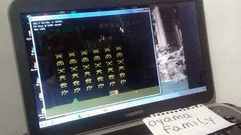 2600 Space invaders game 1BB double shots on Stella Emulator