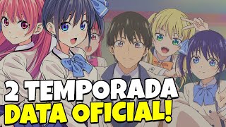 KANOJO MO KANOJO 2 TEMPORADA DATA DE LANÇAMENTO! 2 TEMPORADA ESTREIA EM  2023! 