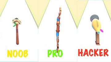 NOOB vs PRO vs HACKER - Weapon Evolution Gameplay (IOS, Android)