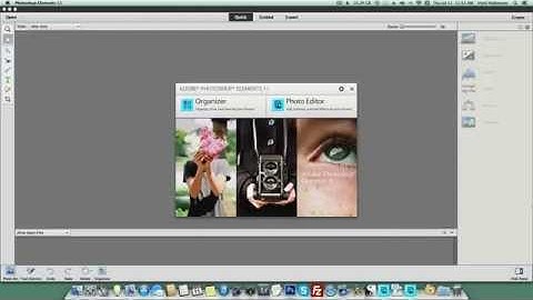 Photoshop Elements 11 Interface Overview