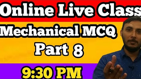 Copy of Mechanical MCQ Part 8