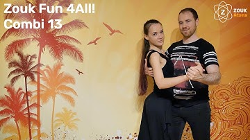 Zouk Fun 4All! - Combi 13 - Playing by contrast with the basic step
