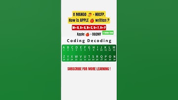 Math Reasoning |CODING-DECODING | Questions | Tricks | A→Z | 1→26 #ssc #exam #maths #tricks #new #ai