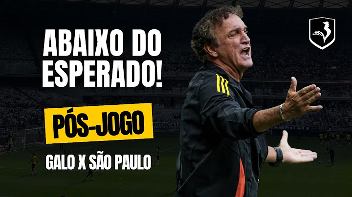 O QUE FALTOU PARA O GALO? - ANÁLISE DO EMPATE