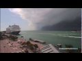 Key West Mallory Square Shelf Cloud Time-lapse 1/7/2017