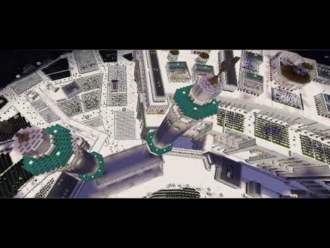Aerial Views Of The Grand Mosque 26th Ramadan 1446 Makkah In Minecraft