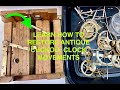 Antique Cuckoo Clock Wooden Movement Repair - Part 1