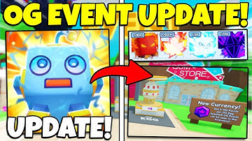 THE OG EVENT UPDATE IS HERE IN BUBBLE GUM SIMULATOR INFINITY! | BGSI