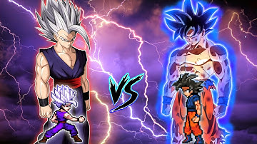 Beast Gohan(New) VS Goku TP OP(All Form) in Jump Force Mugen