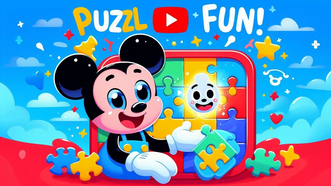 Mickey Mouse Puzzle 🧩 | Kids Game 