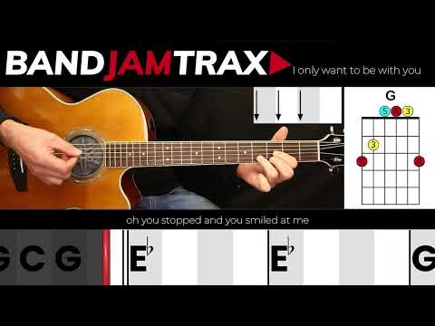 I Only Want To Be With You - Dusty Springfield | EASY GUITAR LESSON | Scrolling Chords