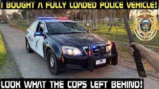 I Bought A Fully Loaded Police Patrol Vehicle! Chevy Caprice PPV!