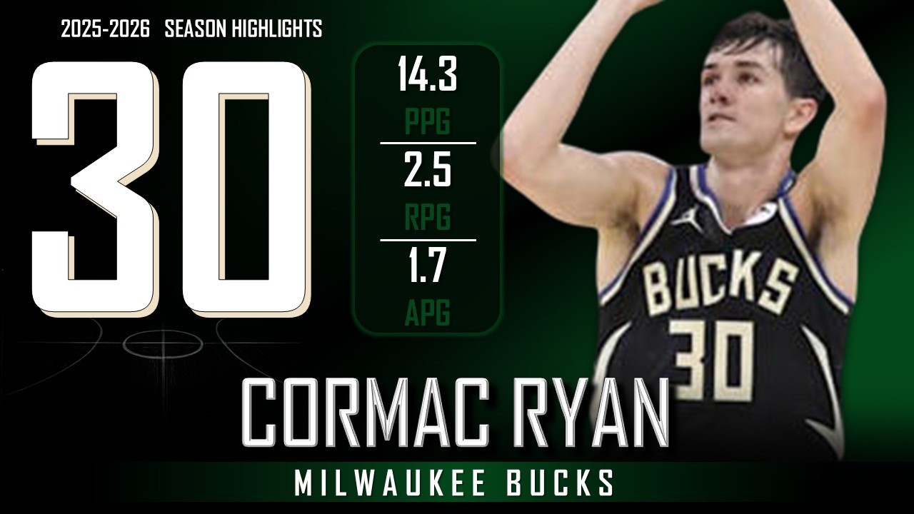 Cormac Ryan || 2025-2026 Milwaukee Bucks Highlights