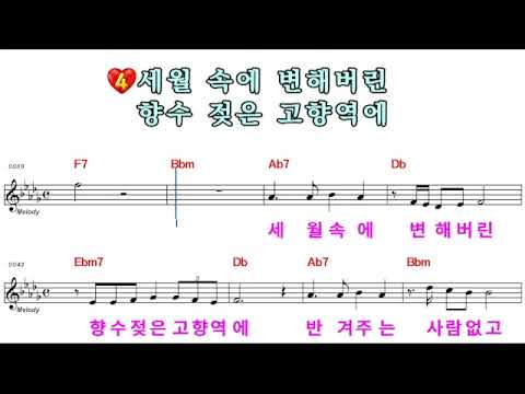 Смотреть «유광 - 고향역에서( Bbm 여자키) (MR)» на YouTube