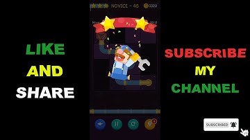 Pipe Lines Puzzle Novice Easy Win Level 41-50