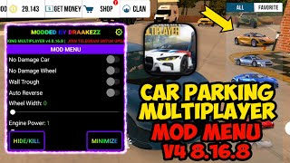 CAR PARKING MULRIPLAYER MOD MENU v4.8.16.8 UPDATE NEW VERSION UNLOCK ALL CARS