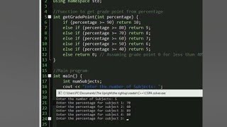 CGPA SOLVER | Using C++ to create a CGPA solver